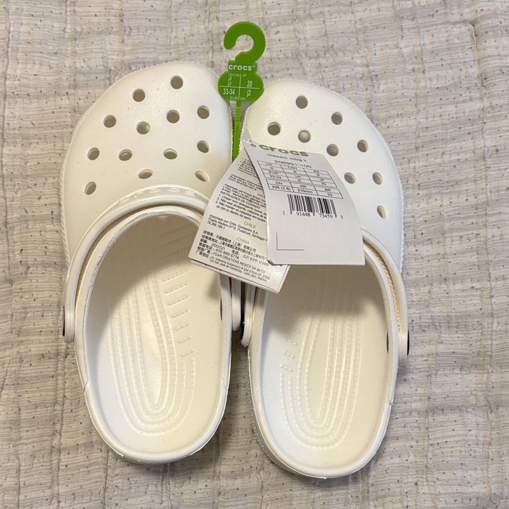 CROCS Kids Classic Sandals - White
